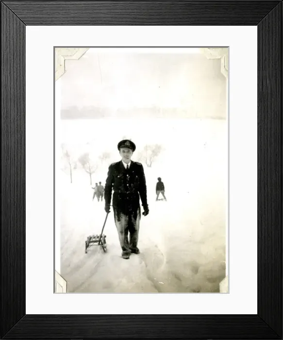 Framed Print : Chateau d Hennement, France, Christmas 1944 Framed Print : Chateau d Hennement, France, Christmas 1944