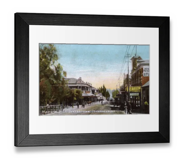 Framed Print : Jeppestown, Johannesburg, Transvaal, South Africa Framed Print : Jeppestown, Johannesburg, Transvaal, South Africa
