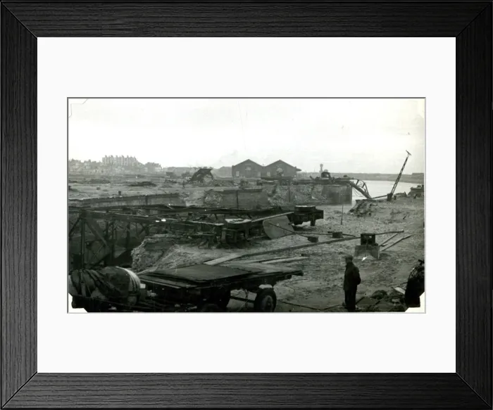 Framed Print : Channel Ports during WW2 Framed Print : Channel Ports during WW2