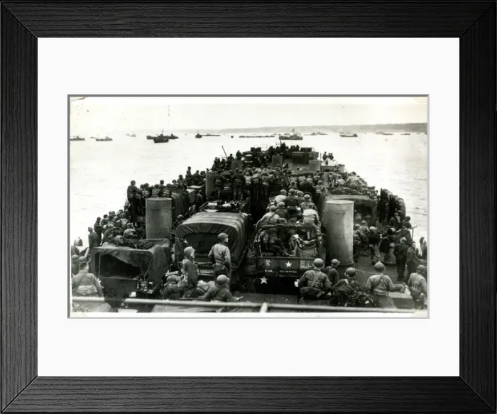Framed Print : D-Day American Invasion Forces, WW2 Framed Print : D-Day American Invasion Forces, WW2