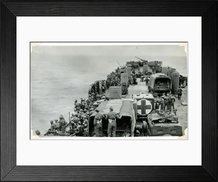 Framed Print : D-Day British Invasion Forces, WW2 Framed Print : D-Day British Invasion Forces, WW2