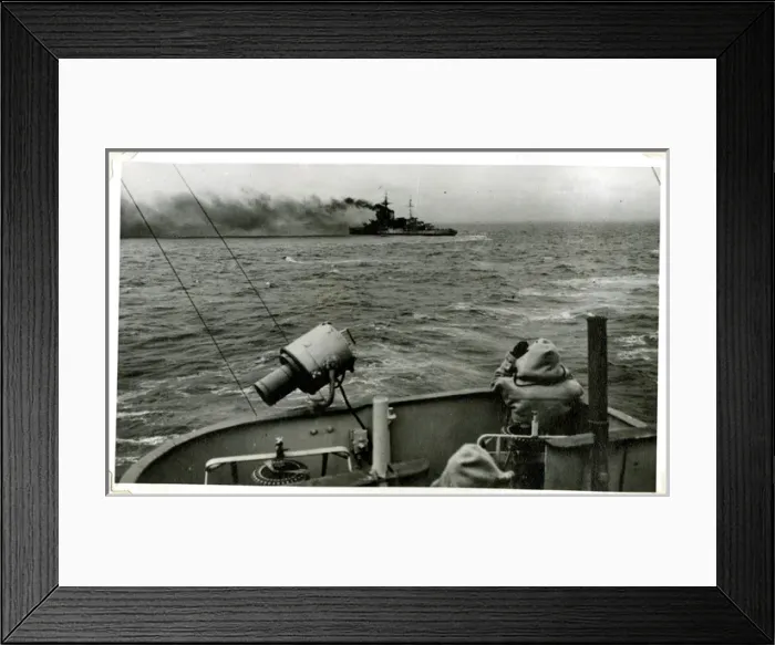 Framed Print : D-Day off Normandy, France, HMS Romillies, WW2 Framed Print : D-Day off Normandy, France, HMS Romillies, WW2