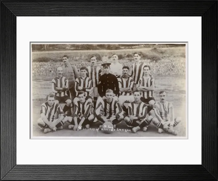 Framed Print : Group photo, winners of Cherat League, India Framed Print : Group photo, winners of Cherat League, India