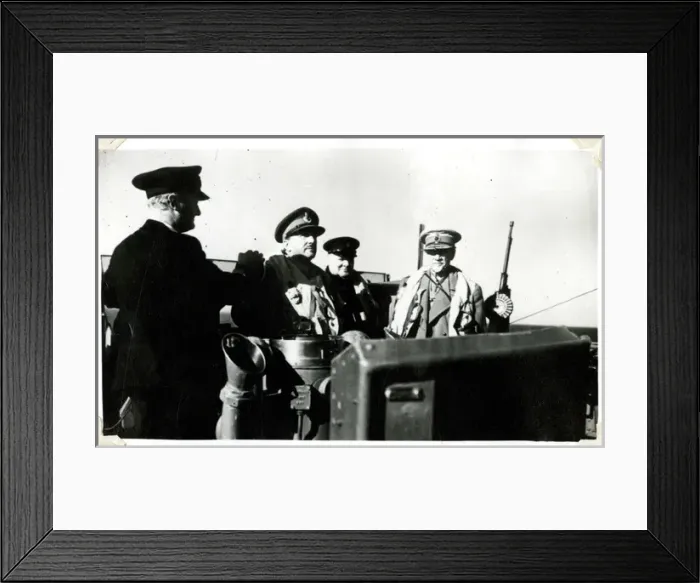 Framed Print : Winston Churchill and General Smuts, WW2 Framed Print : Winston Churchill and General Smuts, WW2