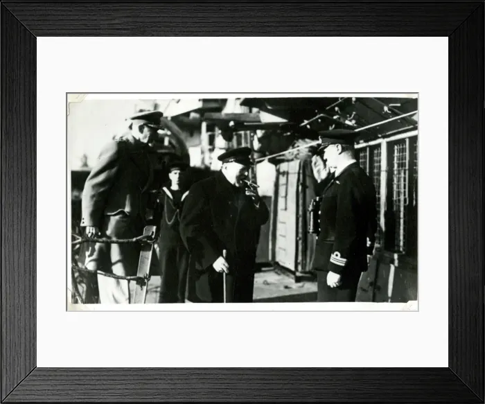 Framed Print : Winston Churchill and General Smuts, WW2 Framed Print : Winston Churchill and General Smuts, WW2