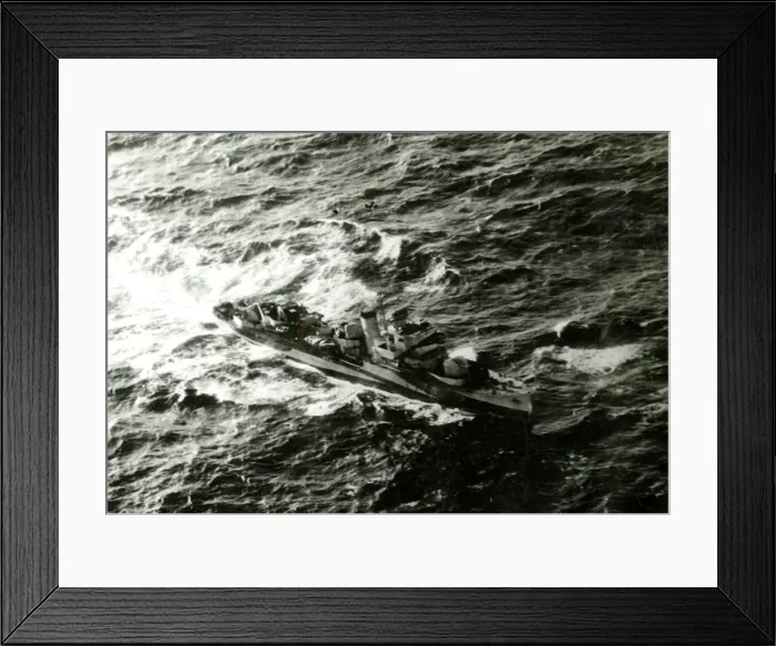 Framed Print : HMS Middleton, Scapa Flow, WW2 Framed Print : HMS Middleton, Scapa Flow, WW2