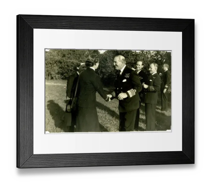 Framed Print : Admiral Sir Harold Burrough, Minden, Germany, WW2 Framed Print : Admiral Sir Harold Burrough, Minden, Germany, WW2