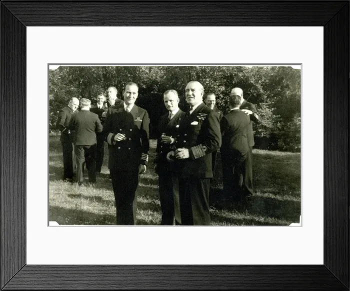 Framed Print : Admiral Sir Harold Burrough, Minden, Germany, WW2 Framed Print : Admiral Sir Harold Burrough, Minden, Germany, WW2