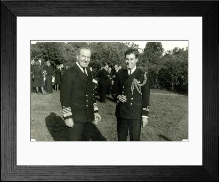 Framed Print : Admiral Sir Harold Burrough, Minden, Germany, WW2 Framed Print : Admiral Sir Harold Burrough, Minden, Germany, WW2