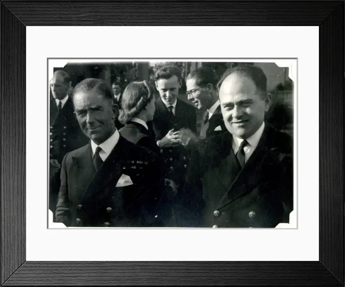 Framed Print : Admiral Sir Harold Burrough, Minden, Germany, WW2 Framed Print : Admiral Sir Harold Burrough, Minden, Germany, WW2