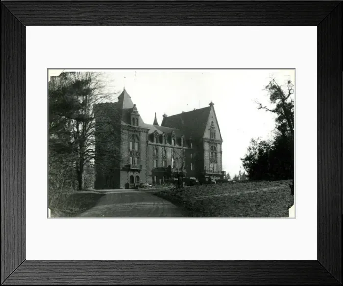 Framed Print : Naval Headquarters, Chateau d Hennement, France, WW2