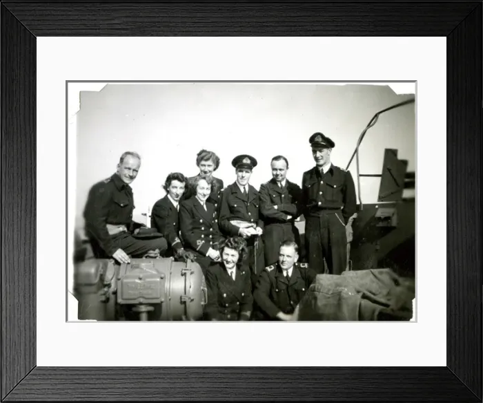 Framed Print : On board HMS Queen Emma en route for Normandy, WW2 Framed Print : On board HMS Queen Emma en route for Normandy, WW2