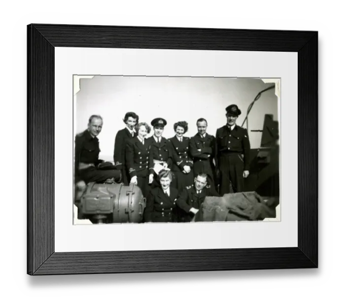 Framed Print : On board HMS Queen Emma en route for Normandy, WW2 Framed Print : On board HMS Queen Emma en route for Normandy, WW2
