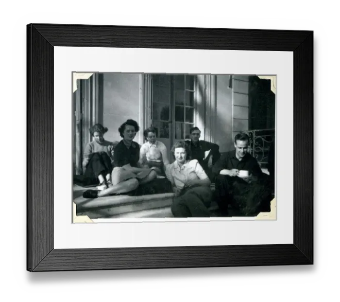 Framed Print : Quarters in Saint Germain, France, WW2 Framed Print : Quarters in Saint Germain, France, WW2