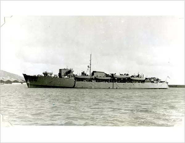 HMS Queen Emma before D-Day, WW2