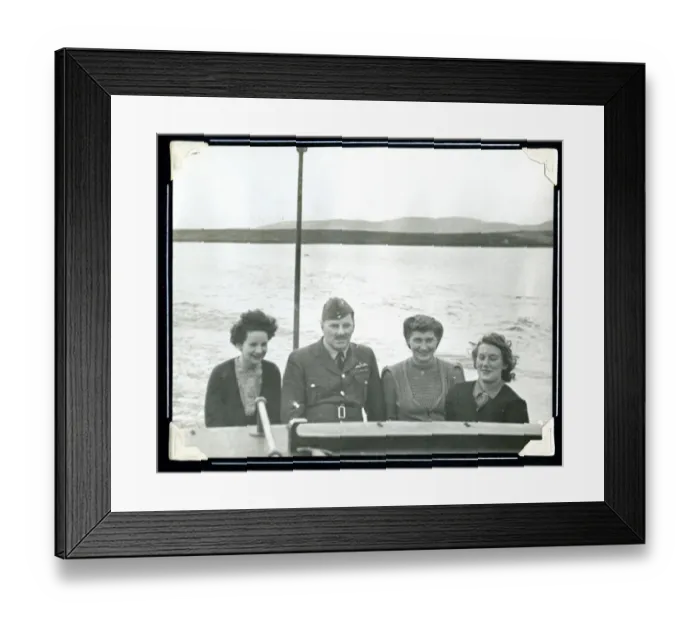 Framed Print : British forces colleagues at Scapa Flow, WW2 Framed Print : British forces colleagues at Scapa Flow, WW2