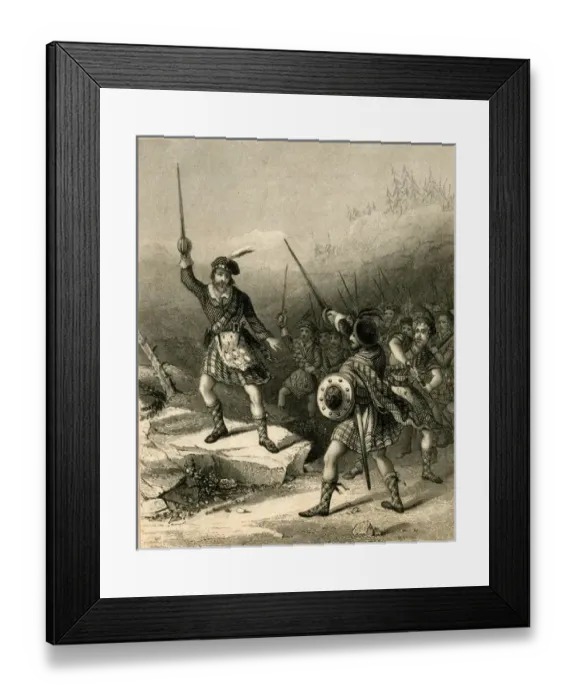 Framed Print : Scotland -- A Call to Arms Framed Print : Scotland -- A Call to Arms