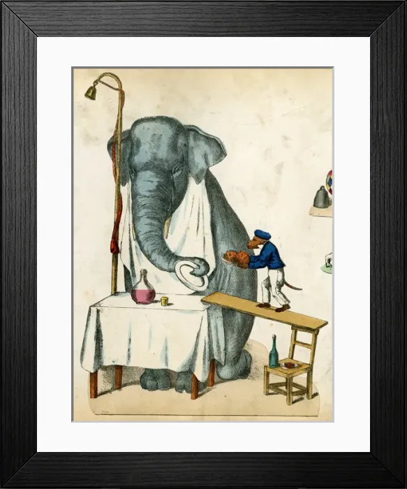 Framed Print : German circus scrap Framed Print : German circus scrap
