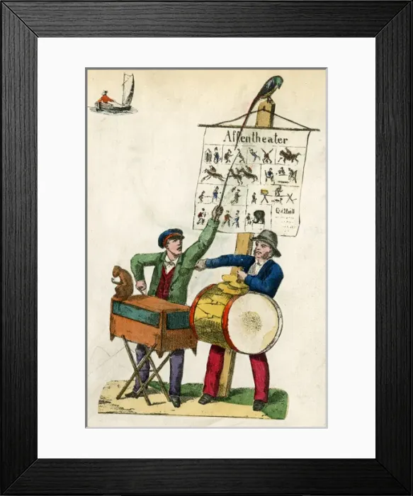 Framed Print : German circus scrap Framed Print : German circus scrap
