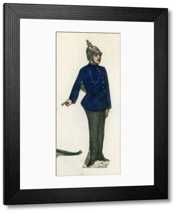 Framed Print : German firemen scrap Framed Print : German firemen scrap