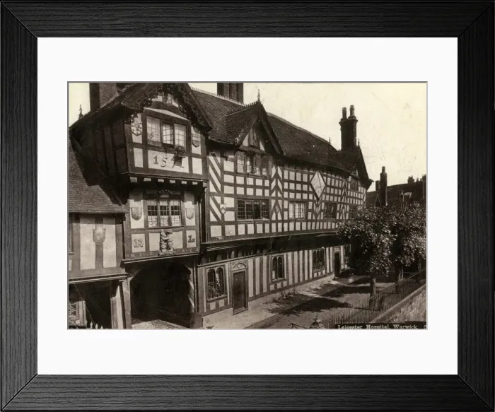 Framed Print : Lord Leycester Hospital, High Street, Warwick Framed Print : Lord Leycester Hospital, High Street, Warwick