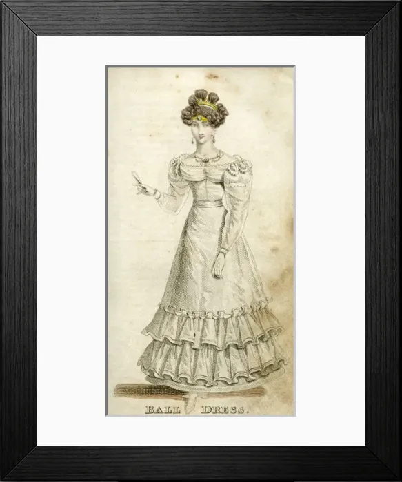 Framed Print : Elegant young woman in a ball dress Framed Print : Elegant young woman in a ball dress