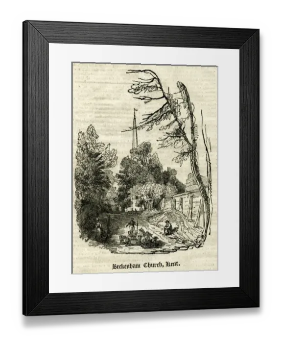 Framed Print : St Georges Church, Beckenham, Kent Framed Print : St Georges Church, Beckenham, Kent