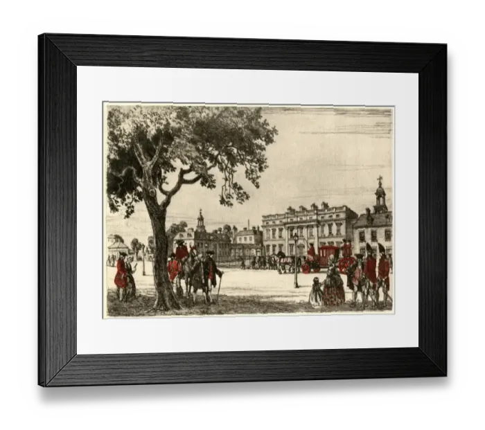 Framed Print : Buckingham House, St Jamess Park, London Framed Print : Buckingham House, St Jamess Park, London