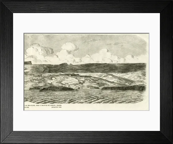 Framed Print : Crimean War, south side of Sebastopol Framed Print : Crimean War, south side of Sebastopol
