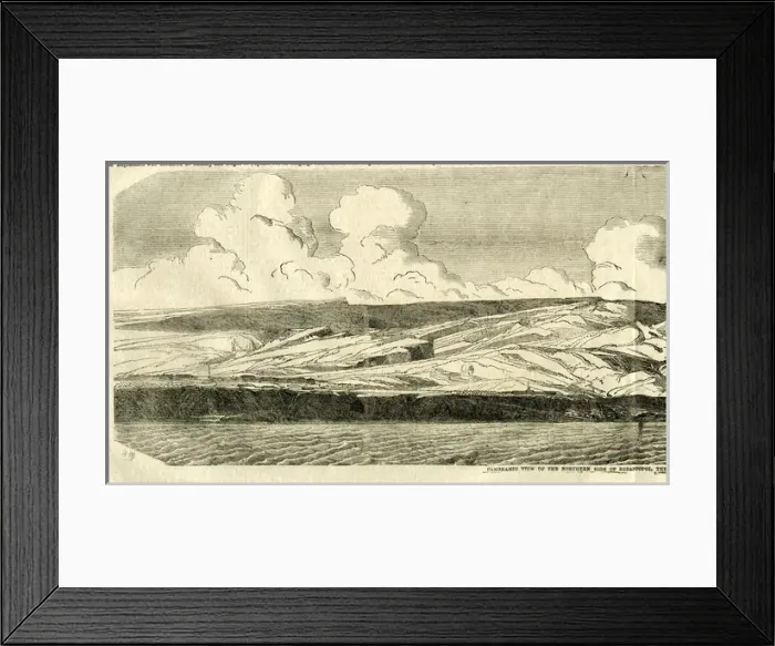 Framed Print : Crimean War, northern side of Sebastopol Framed Print : Crimean War, northern side of Sebastopol