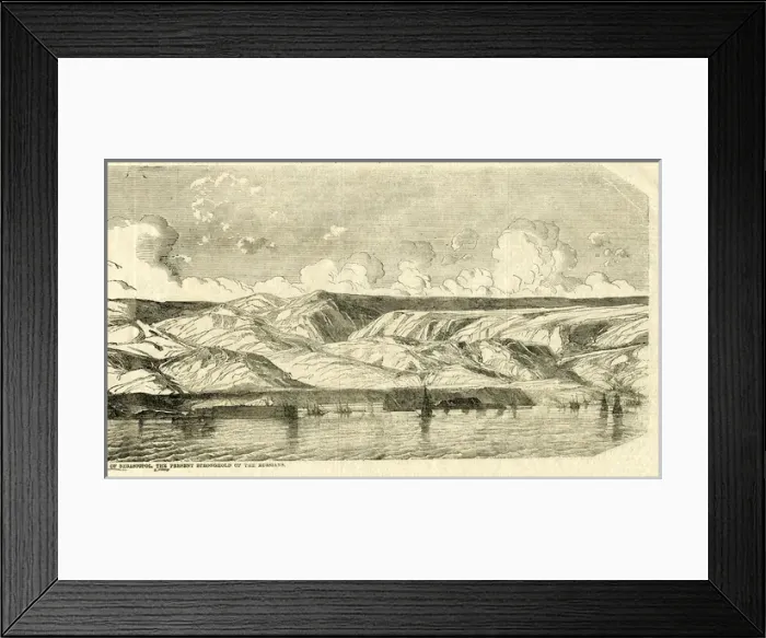 Framed Print : Crimean War, northern side of Sebastopol Framed Print : Crimean War, northern side of Sebastopol