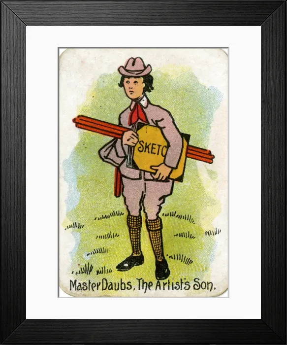 Framed Print : The Round Game of Happy Families, Master Daubs Framed Print : The Round Game of Happy Families, Master Daubs