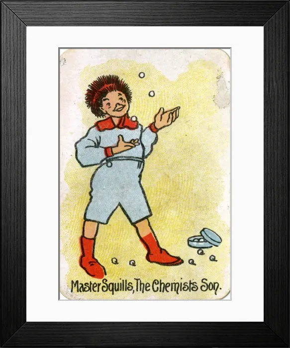 Framed Print : The Round Game of Happy Families, Master Squills Framed Print : The Round Game of Happy Families, Master Squills
