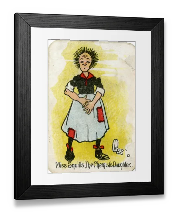 Framed Print : The Round Game of Happy Families, Miss Squills Framed Print : The Round Game of Happy Families, Miss Squills