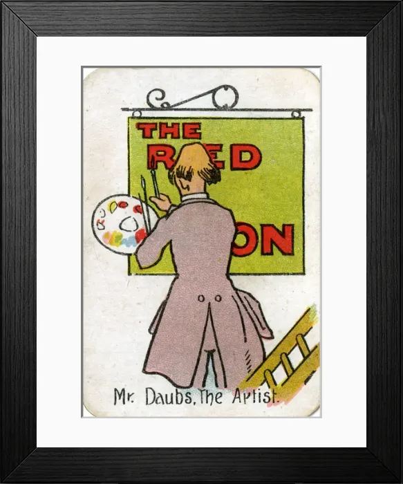 Framed Print : The Round Game of Happy Families, Mr Daubs Framed Print : The Round Game of Happy Families, Mr Daubs