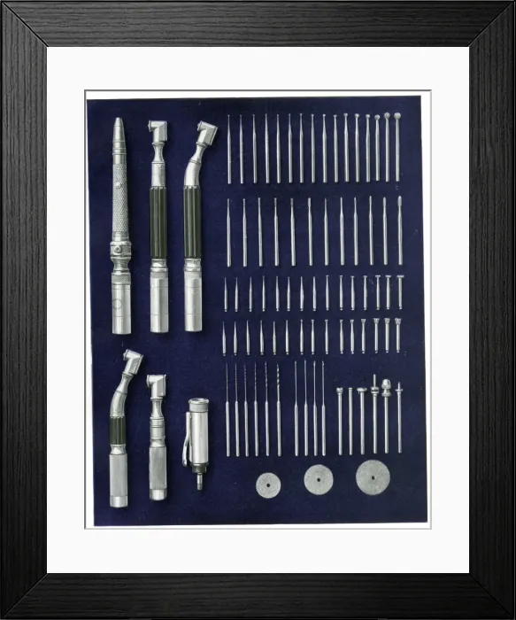 Framed Print : Dental Instruments, Claudius Ash, Sons & Co Ltd Framed Print : Dental Instruments, Claudius Ash, Sons & Co Ltd