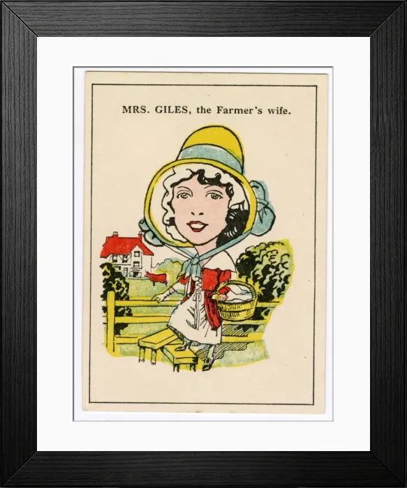 Framed Print : Cow & Gate Happy Family Game - Mrs Giles Framed Print : Cow & Gate Happy Family Game - Mrs Giles