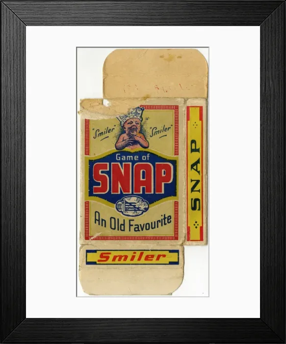 Framed Print : Cow & Gate Snap - box design Framed Print : Cow & Gate Snap - box design