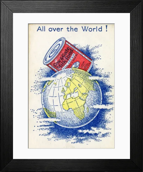 Framed Print : Cow & Gate Snap - All over the World Framed Print : Cow & Gate Snap - All over the World