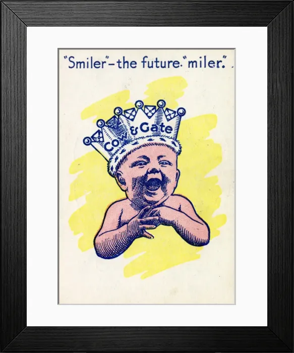 Framed Print : Cow & Gate Snap - Smiler the future miler Framed Print : Cow & Gate Snap - Smiler the future miler