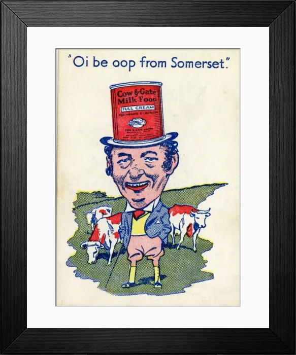 Framed Print : Cow & Gate Snap - Oi be oop from Somerset Framed Print : Cow & Gate Snap - Oi be oop from Somerset
