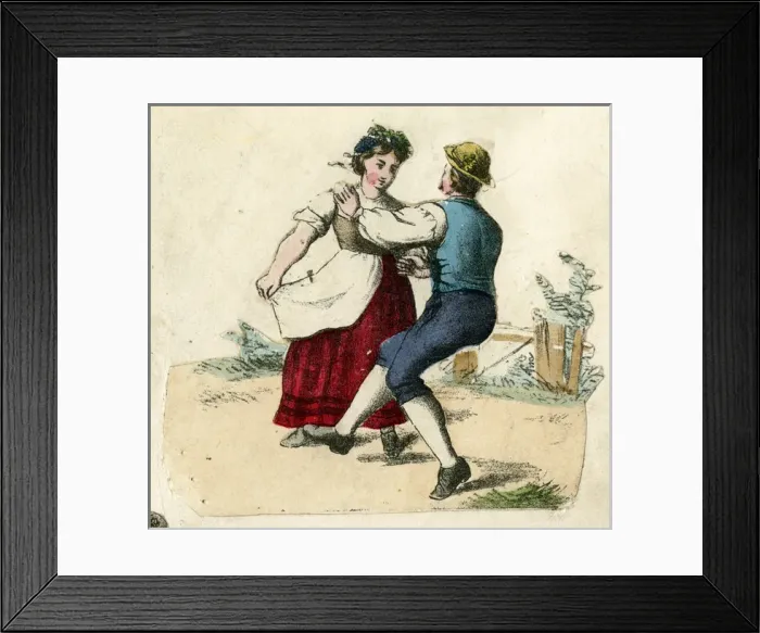 Framed Print : Scrap, Die Weinlese, German Grape Harvest