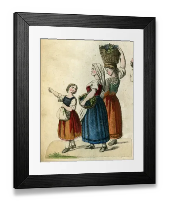 Framed Print : Scrap, Die Weinlese, German Grape Harvest Framed Print : Scrap, Die Weinlese, German Grape Harvest