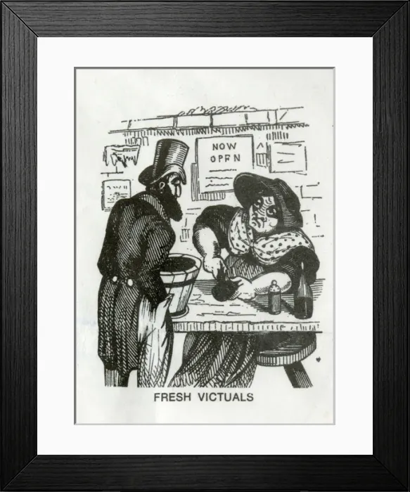 Framed Print : Hotel Bill - Fresh Victuals Framed Print : Hotel Bill - Fresh Victuals