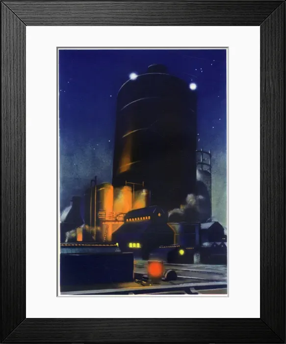 Framed Print : Industry by Carlton Studios Framed Print : Industry by Carlton Studios