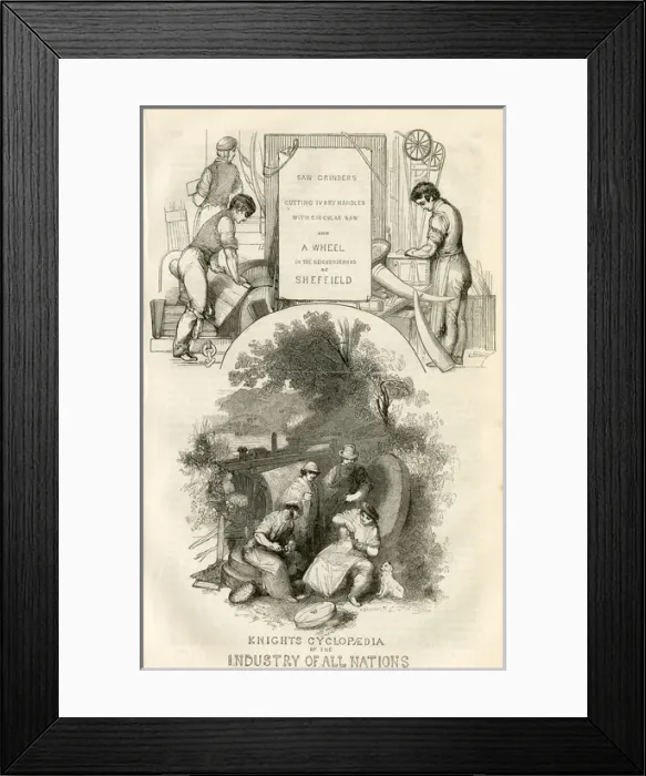 Framed Print : Knights Cyclopaedia of the Industry of all Nations Framed Print : Knights Cyclopaedia of the Industry of all Nations