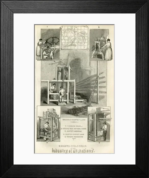 Framed Print : Knights Cyclopaedia of the Industry of all Nations Framed Print : Knights Cyclopaedia of the Industry of all Nations