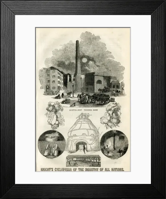 Framed Print : Knights Cyclopaedia of the Industry of all Nations