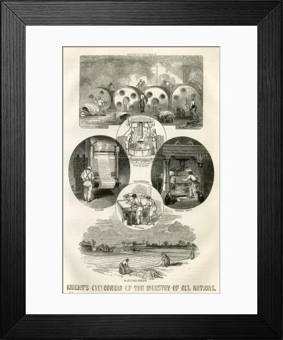 Framed Print : Knights Cyclopaedia of the Industry of all Nations Framed Print : Knights Cyclopaedia of the Industry of all Nations