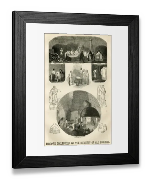 Framed Print : Knights Cyclopaedia of the Industry of all Nations Framed Print : Knights Cyclopaedia of the Industry of all Nations